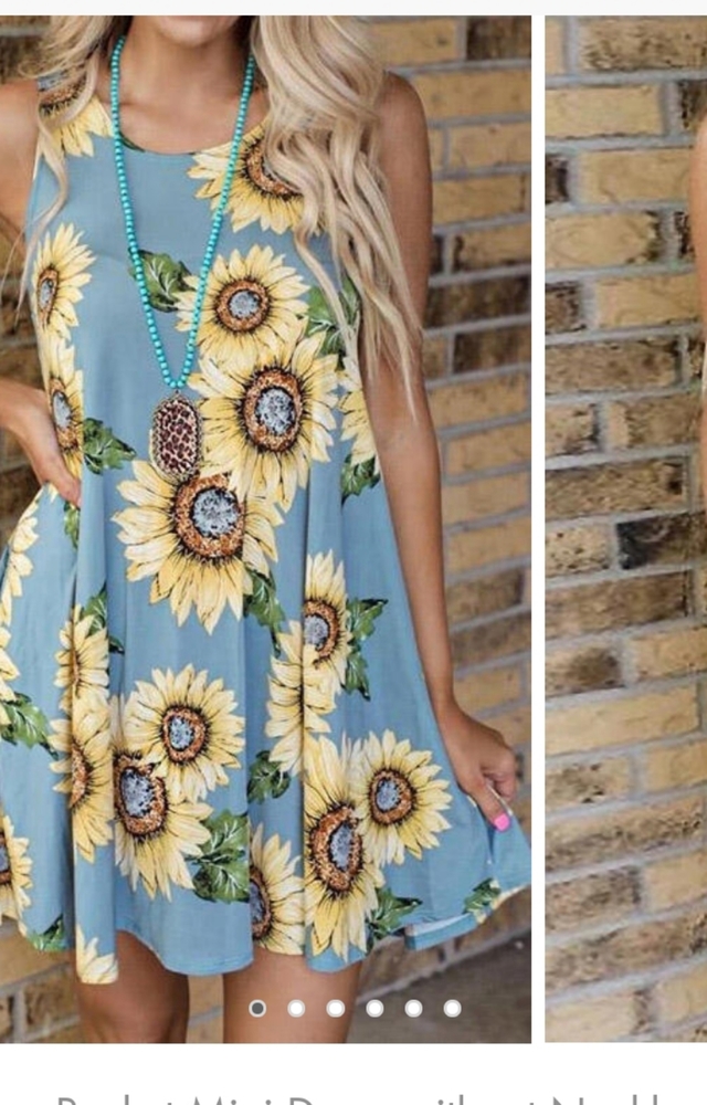 Boutique SunFlower Dress